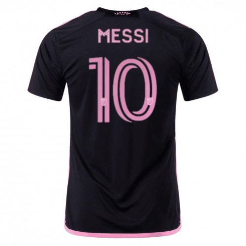 Pánský Fotbalový dres Inter Miami Lionel Messi #10 2023-24 Venkovní Krátký Rukáv